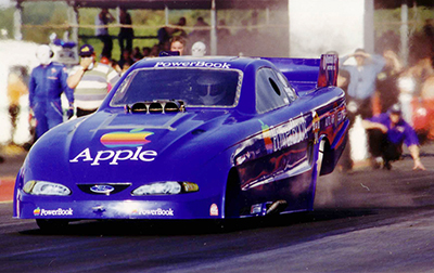  rune fjeld's ford mustang funny car